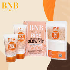 BNB Whitening Rice Organic Glow Kit